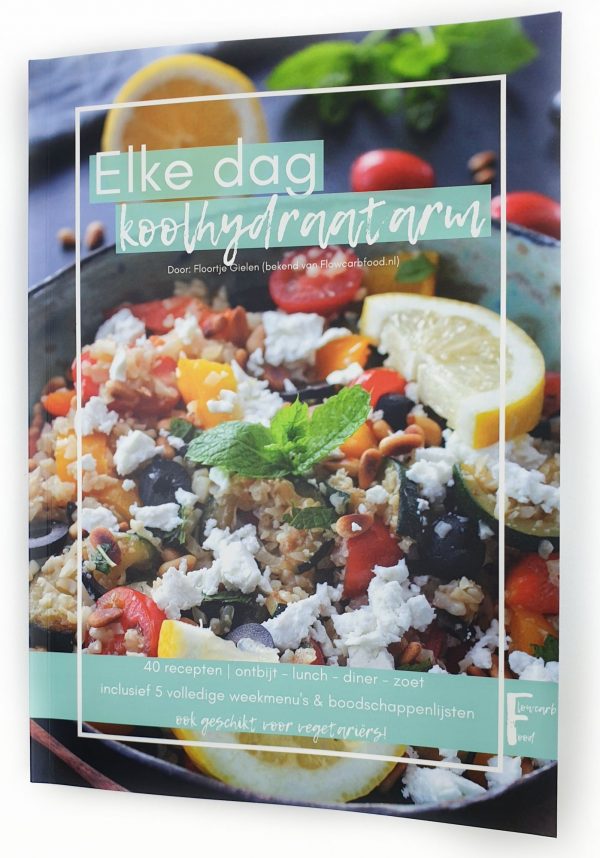 Cover van kookboek elke dag koolhydraatarm